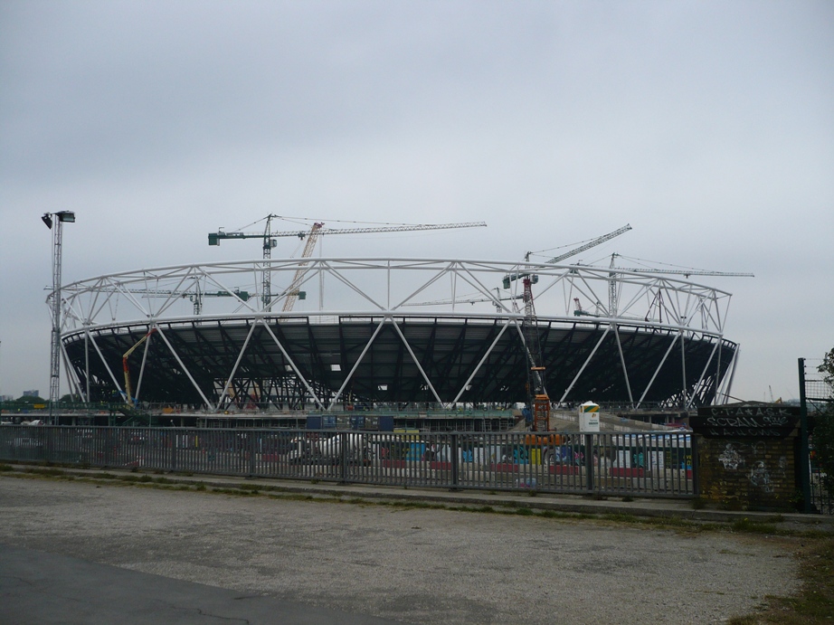 Olympisch stadion in aanbouw in Londen